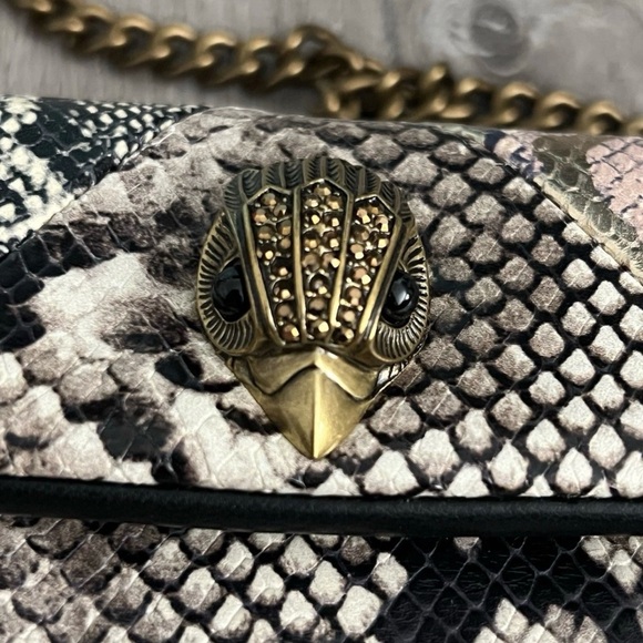 Kurt Geiger Mini Kensington X Multicolor Snake Print Shoulder Bag - Picture 8 of 11